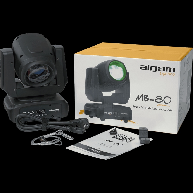 ALGAM LIGHTING MB80 80W LED Beam Moving Head