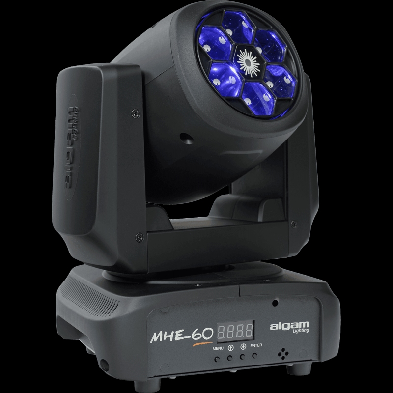 ALGAM LIGHTING MHE-60 60W LED Wash Moving Head met laser