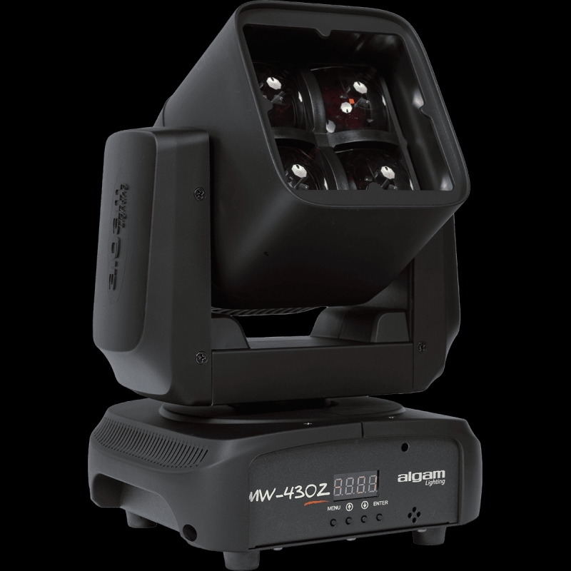 ALGAM LIGHTING MW-430Z 4 x 30W RGBW LED Wash Moving Head