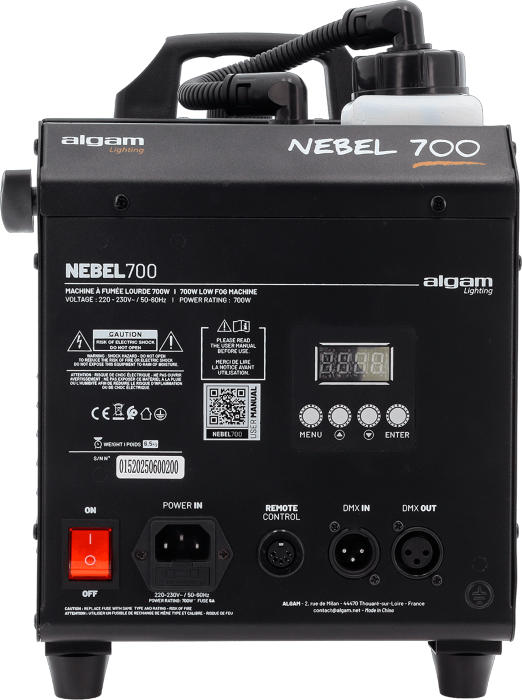 ALGAM LIGHTING NEBEL 700 700W Low Fog Machine