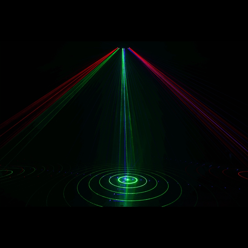 ALGAM LIGHTING SpectrumSixRGB 6-Beam 360mW RGB Laser