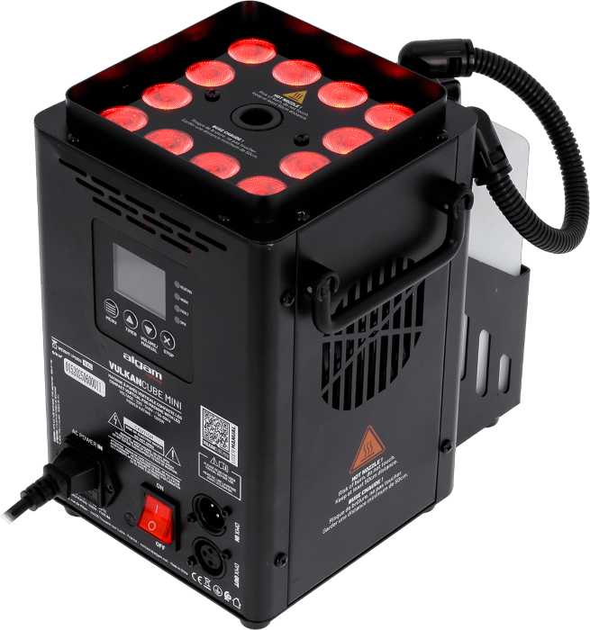 ALGAM LIGHTING Vulkan Cube Mini Compacte Verticale LED Rookmachine