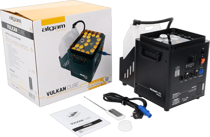 ALGAM LIGHTING Vulkan Cube Verticale LED Rookmachine