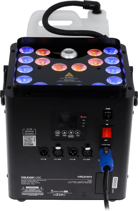 ALGAM LIGHTING Vulkan Cube Verticale LED Rookmachine
