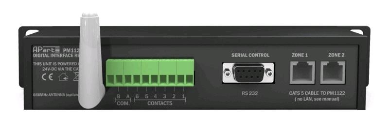 APART AUDIO / BIAMP PM1122INT digitale RS232 interface voor PM1122