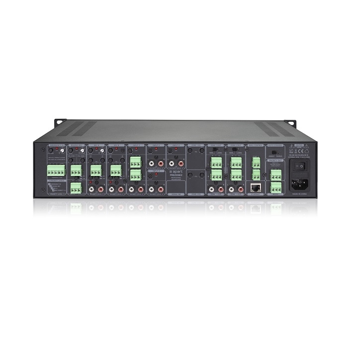 APART AUDIO / BIAMP Prezone2 Multifunctionele Stereo Voorversterker