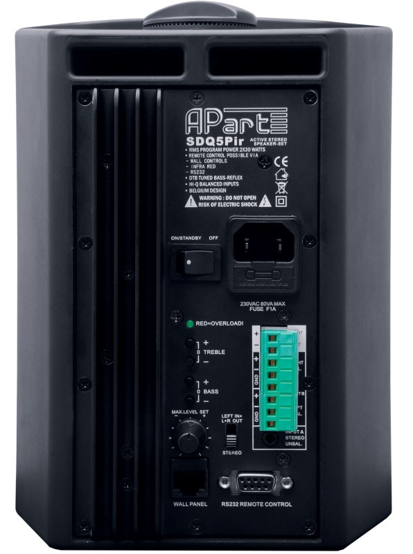 APART AUDIO / BIAMP SDQ5PIR 2x30W RMS (paar)