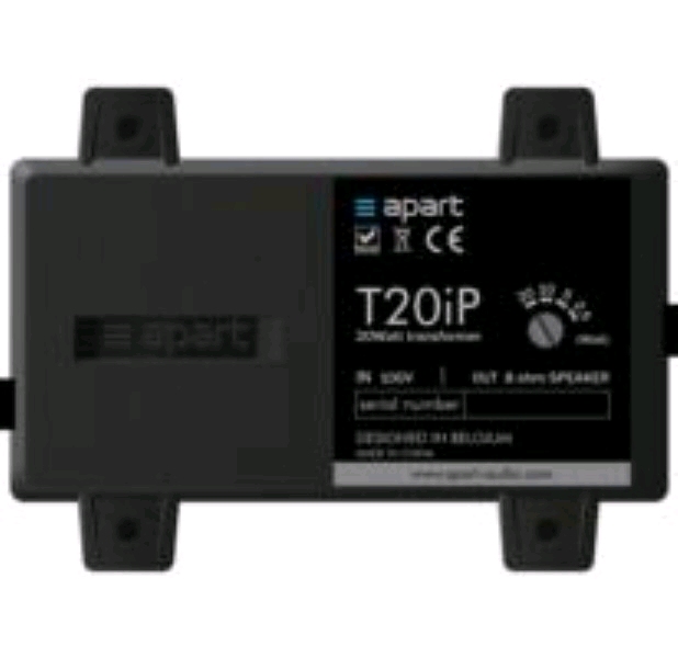 APART AUDIO / BIAMP T20IP Transformator 8 Ohm naar 100V 20W