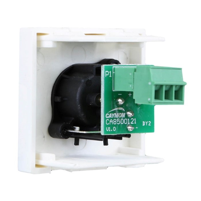 AUDAC - CP45XLMS/W - Connectorplaat XLR male - wit