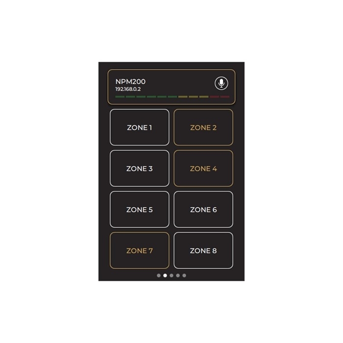 AUDAC - NPM200 - Touchscreen paging station