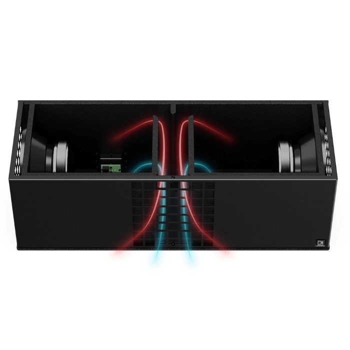 AUDAC ARCHI210/B - Passieve Installatie subwoofer 450W RMS Zwart
