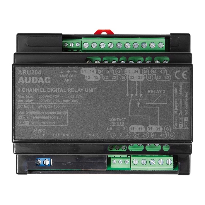 AUDAC ARU204 Digitale Relais unit