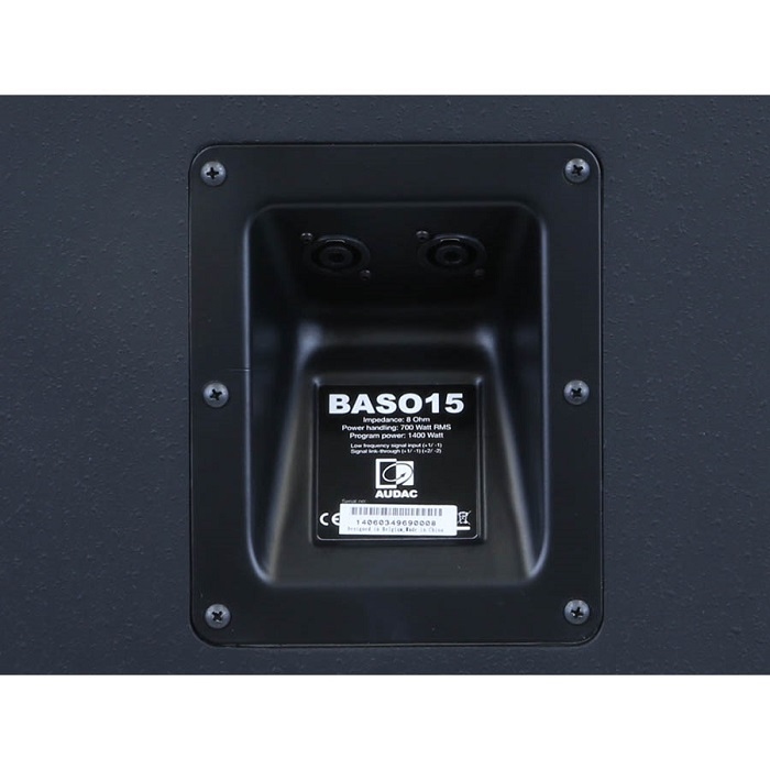 AUDAC BASO15/B Subwoofer Passief - Zwart