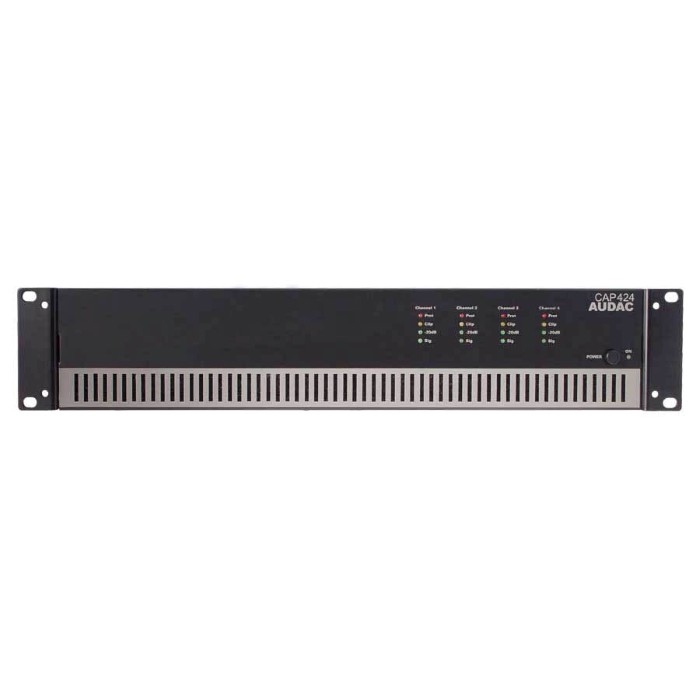 AUDAC CAP424 Eindversterker 100 Volt 4 x 240 W