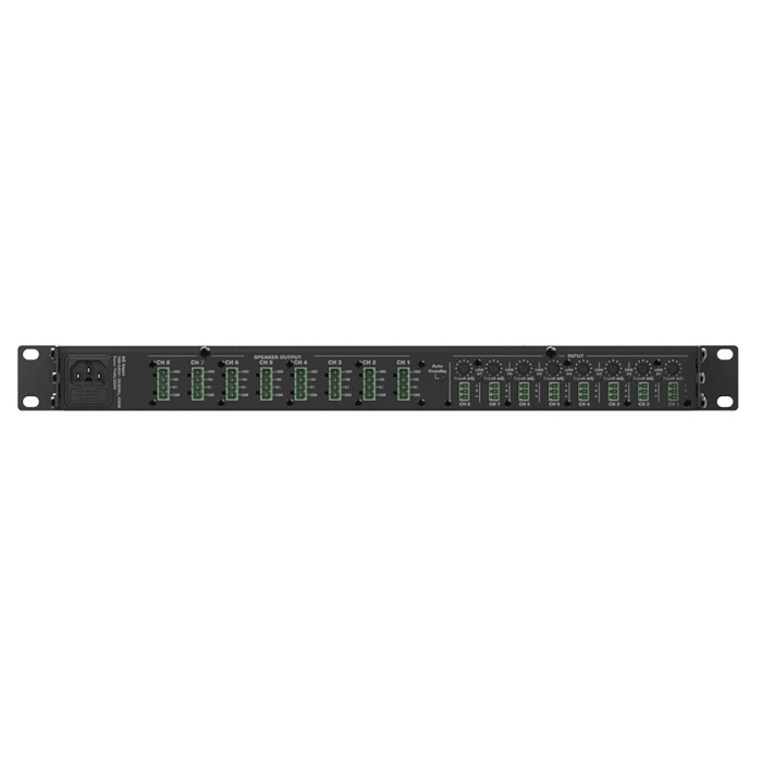 AUDAC CEP803 Eindversterker 100V/70V/4Ohm 8 x 30W