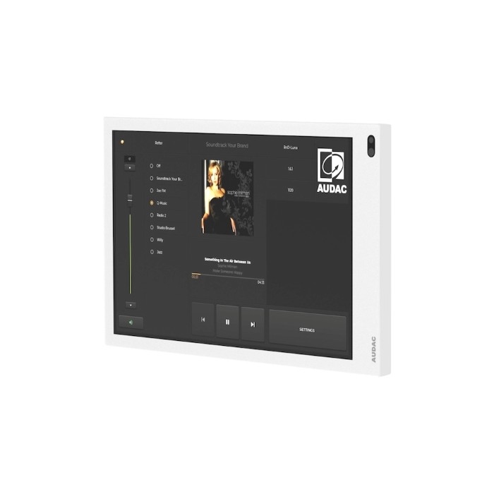 AUDAC RIVEA-M/W - 7 inch touchscreen - wit