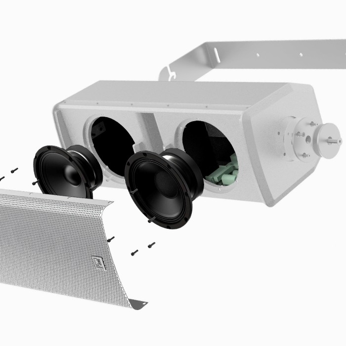 AUDAC VEXO206/W Installatiespeaker Opbouw Wit