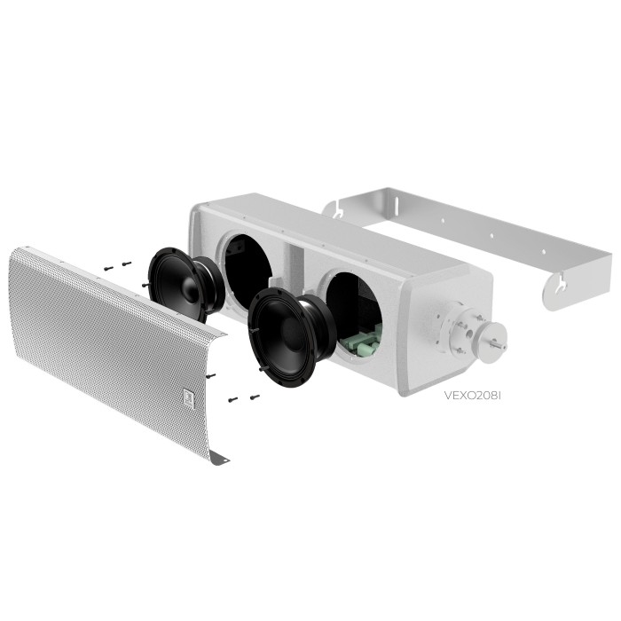 AUDAC VEXO206/W Installatiespeaker Opbouw Wit