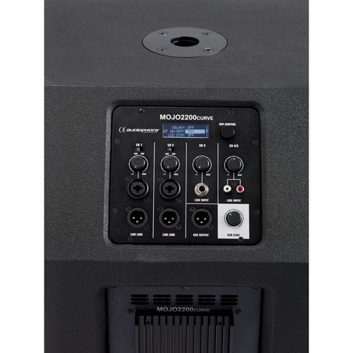 AUDIOPHONY MOJO2200curve High output Curve array systeem