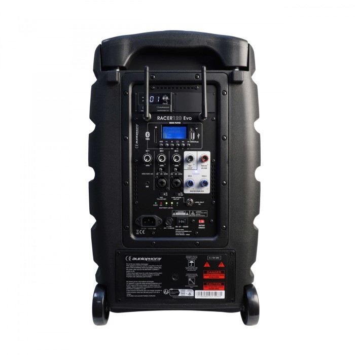 AUDIOPHONY RACER120 EVO Draagbare luidspreker met oplaadbare batterij 120W