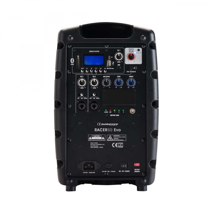 AUDIOPHONY RACER80 EVO Draagbare luidspreker met oplaadbare batterij 80W