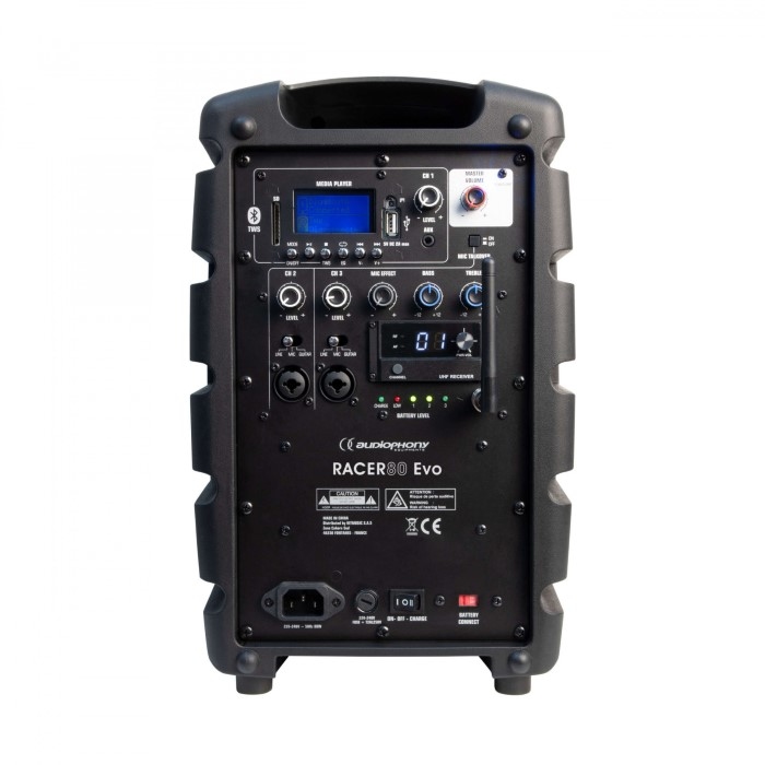 AUDIOPHONY RACER80 EVO Draagbare luidspreker met oplaadbare batterij 80W