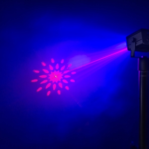 BEAMZ Athena RG GOBO Laser Systeem met Batterij