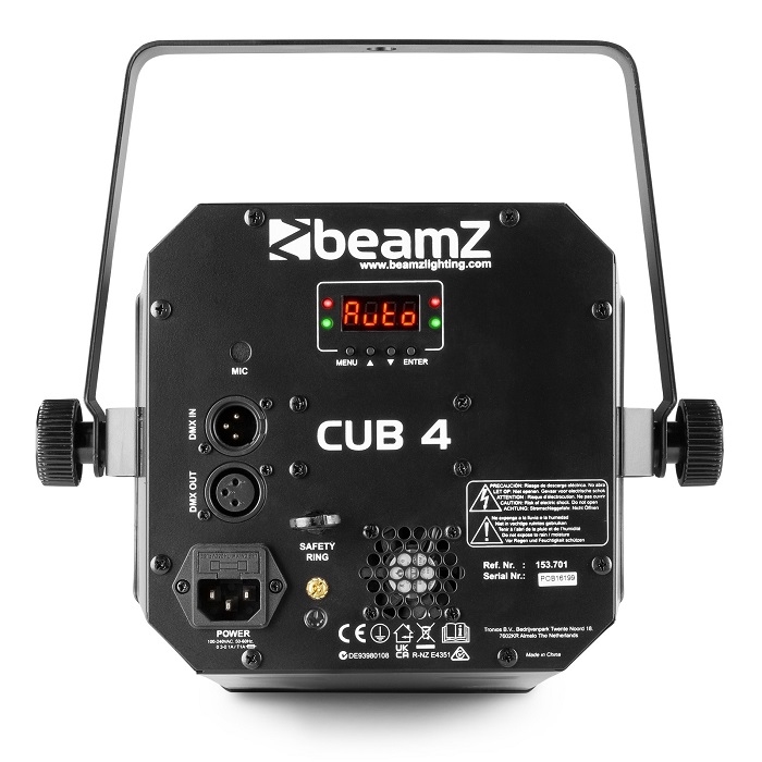 BEAMZ CUB4 II LED Quad Derby met Moonflower