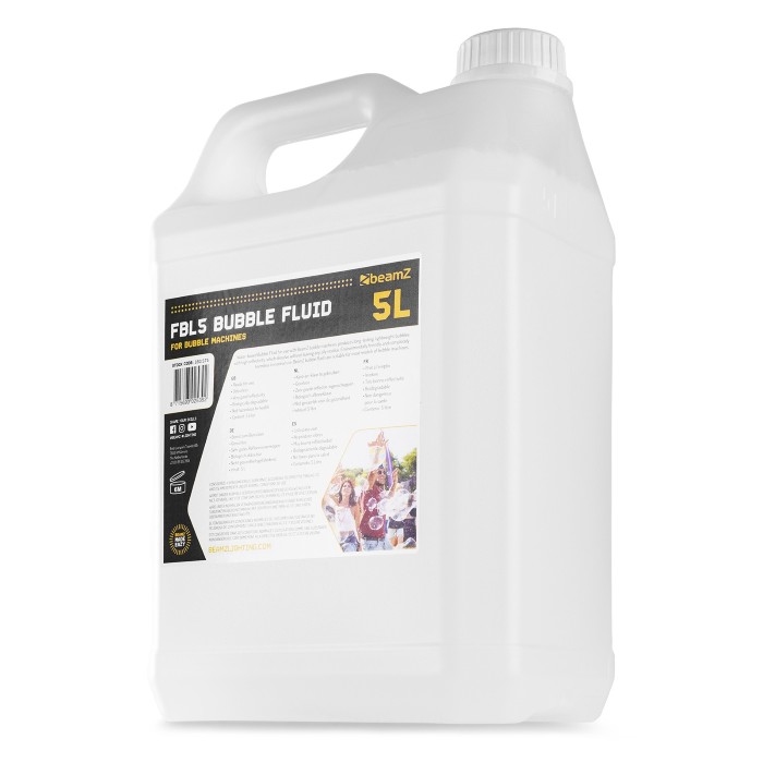 BEAMZ FBL5 Bubble vloeistof can 5 liter