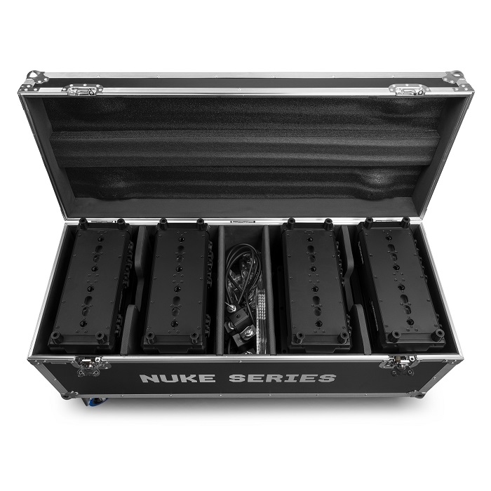 BEAMZ FLCNL04 Flightcase voor 4x NUKE Moving Head