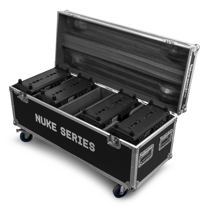 BEAMZ FLCNL04 Flightcase voor 4x NUKE Moving Head