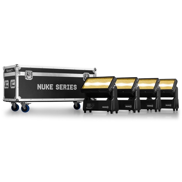 BEAMZ FLCNL04 Flightcase voor 4x NUKE Moving Head