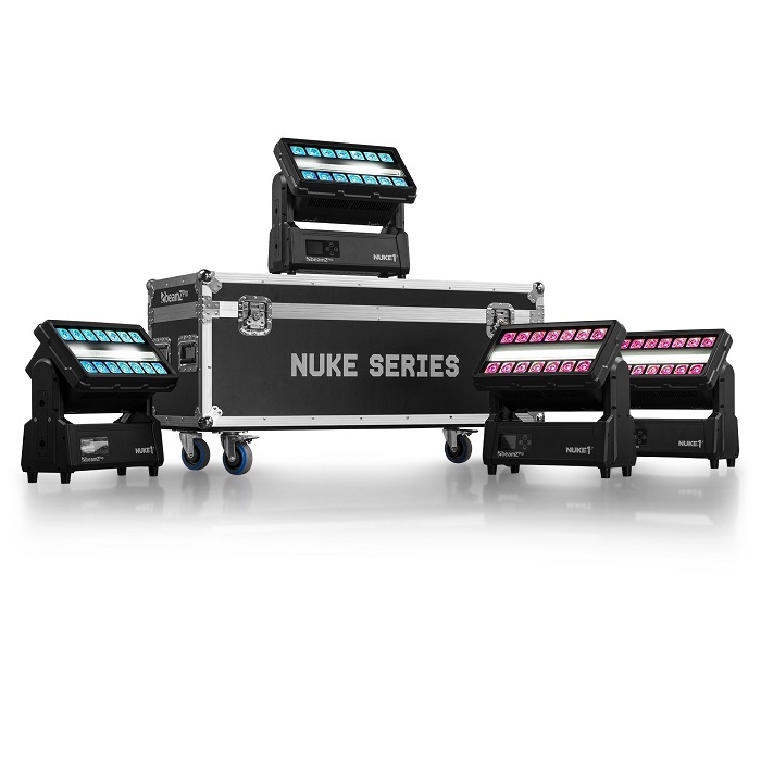 BEAMZ FLCNL04 Flightcase voor 4x NUKE Moving Head