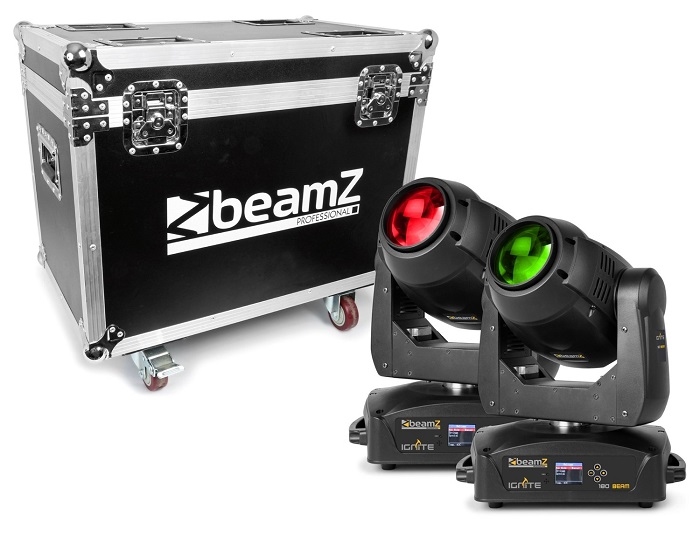BEAMZ Flightcase voor 2x Moving Head Ignite180 serie