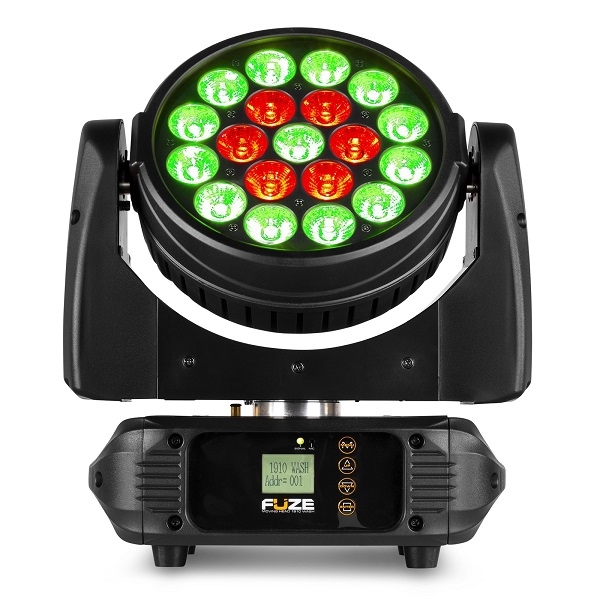 BEAMZ FUZE1910 Wash Moving Head met Ring Control