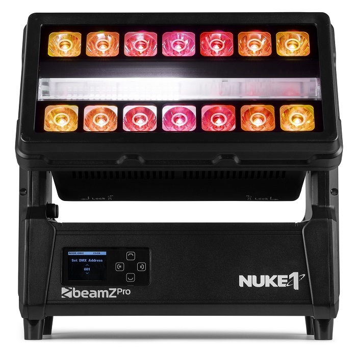 BEAMZ NUKE1 Gemotoriseerde Strobe/Beam Outdoor IP65