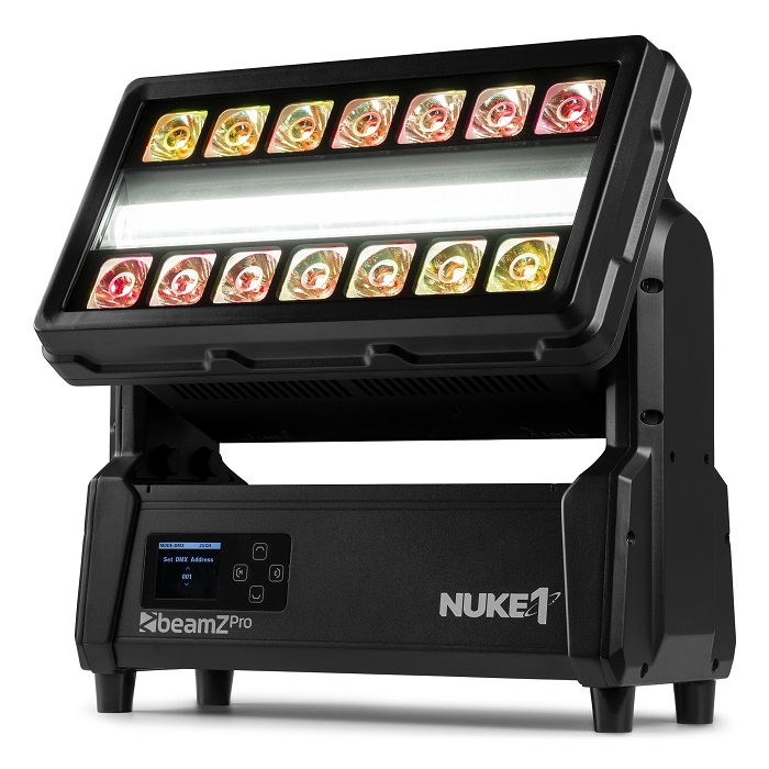 BEAMZ NUKE1 Gemotoriseerde Strobe/Beam Outdoor IP65