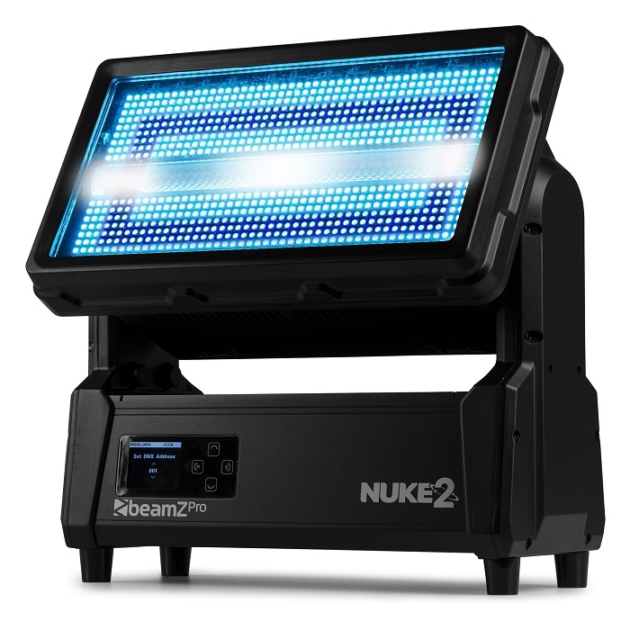 BEAMZ NUKE2 Gemotoriseerde Strobe / Wash Outdoor IP65