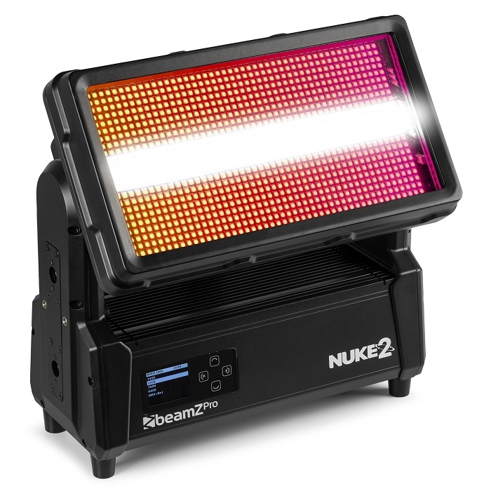 BEAMZ NUKE2 Gemotoriseerde Strobe / Wash Outdoor IP65