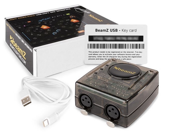 BEAMZ WIFI-USB DMX Interface met Light Rider/ESA2