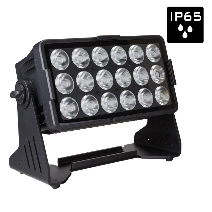 BRITEQ BTI-AKKUCHROMA 18 x 10W RGBL Uplighter IP65