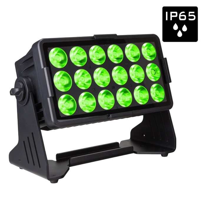 BRITEQ BTI-AKKUCHROMA 18 x 10W RGBL Uplighter IP65
