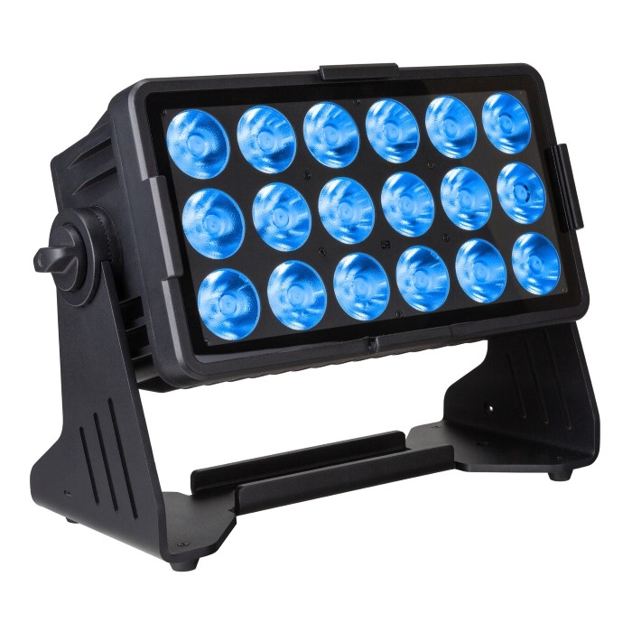 BRITEQ BTI-AKKUCHROMA 18 x 10W RGBL Uplighter IP65