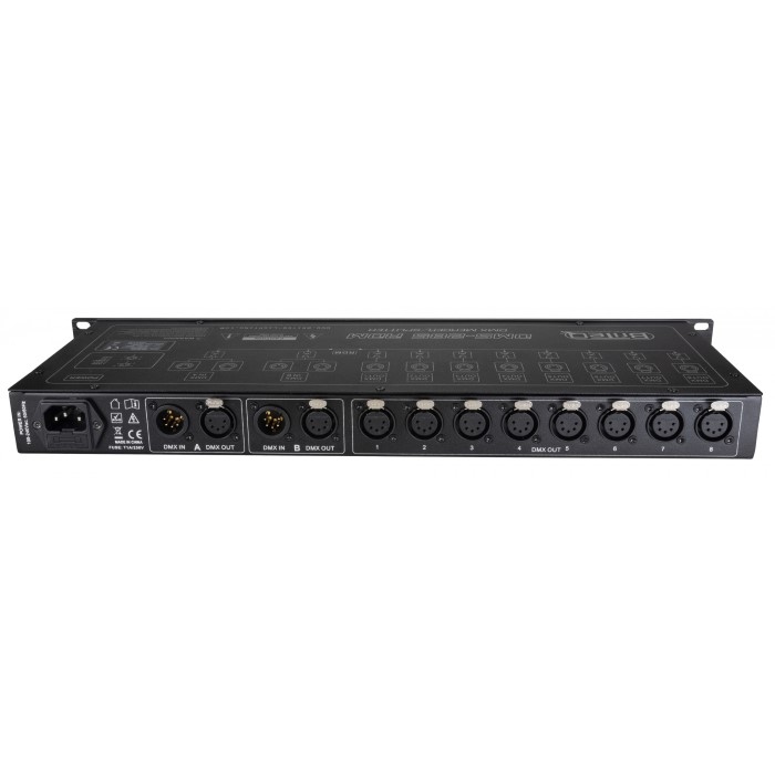 BRITEQ DMS-285 RDM DMX-merger + splitter + booster met RDM-ondersteuning