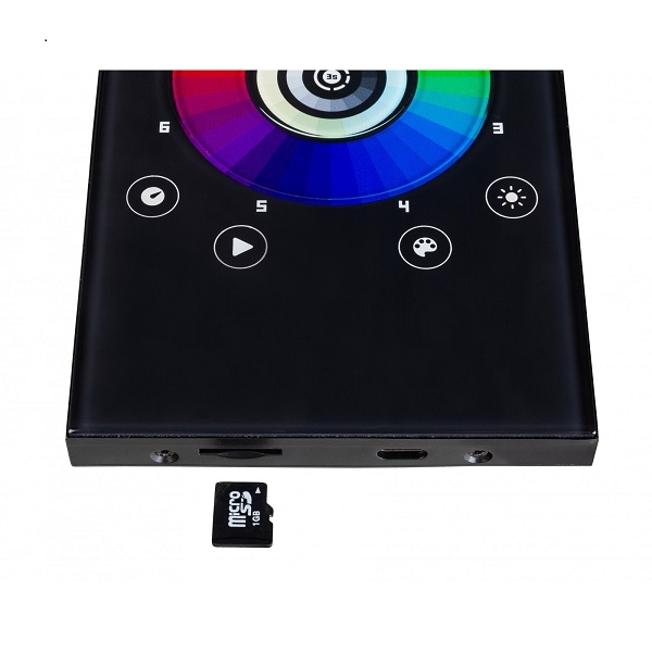 BRITEQ LD-1024TOUCH DMX-controller voor wandmontage