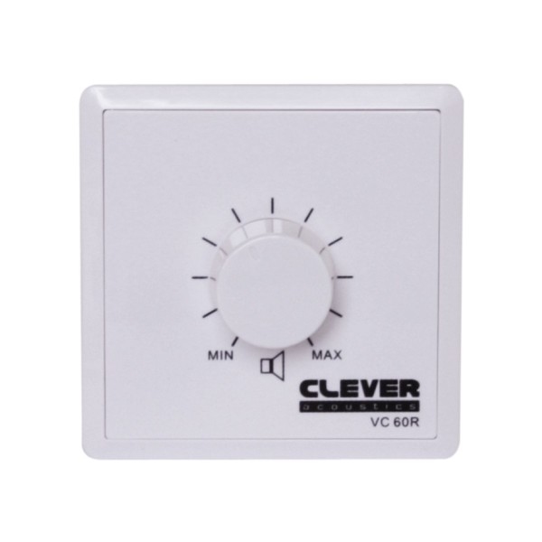 CLEVER Acoustics VC 60R 100V 60W Volume Control + Relay