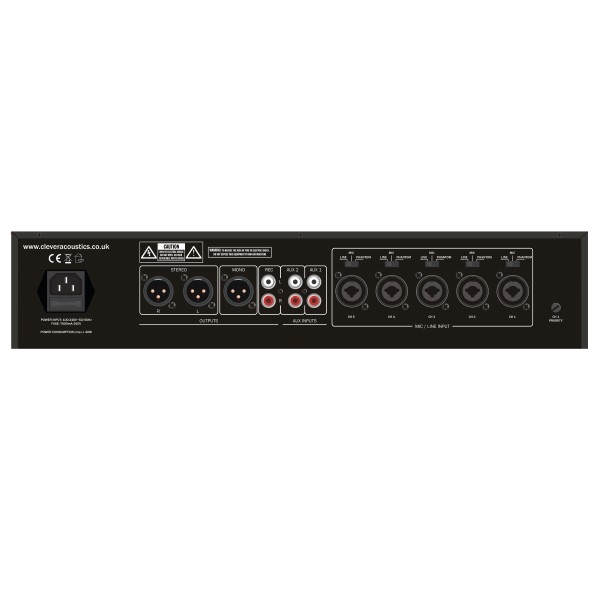 CLEVER ACOUSTICS ZM 107 19S Rackmount Audio Mixer