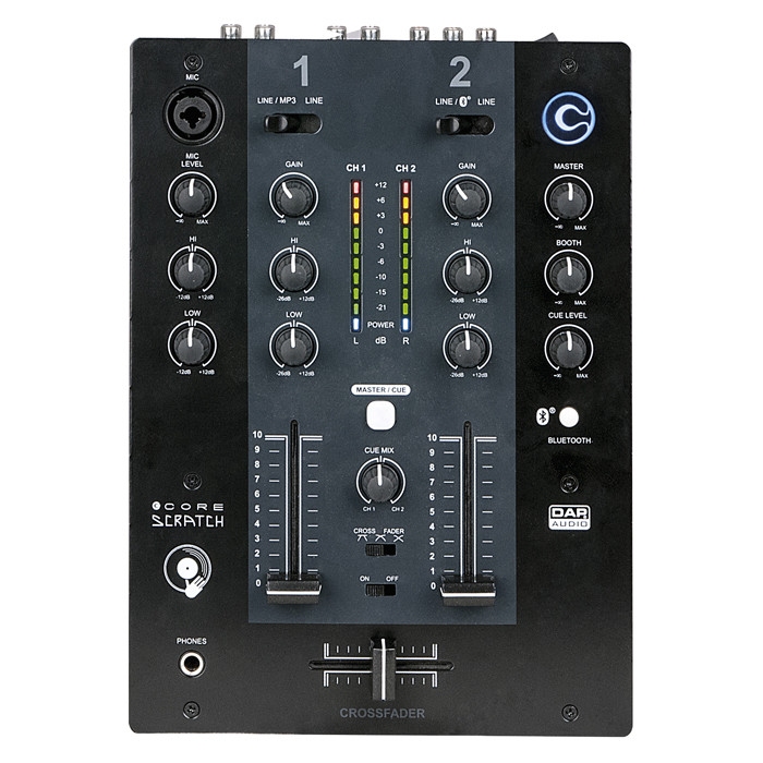 DAP D2312 CORE Scratch 2-kanaals DJ Mixer