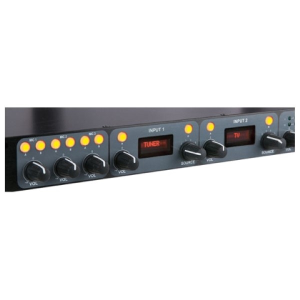 DAP D2322 Compact 9.2 19" 1HE 9 kanaals 2 zonemixer stuk