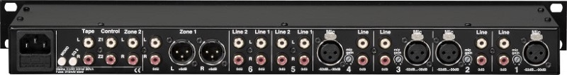 DATEQ ACE 19 inch 6-kanaals installatie en zone-mixer